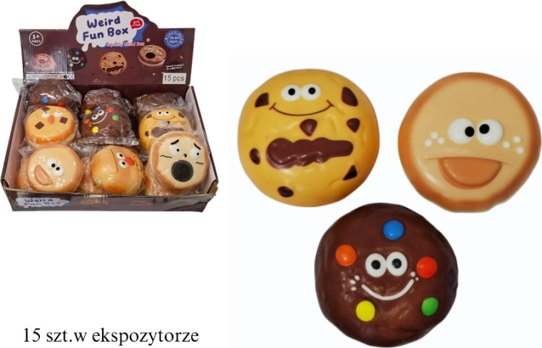 Quetsch-Donut mit Gesicht