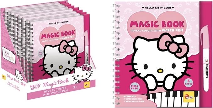 Lisciani Wasser-Malbuch Hello Kitty mit Wasserstift