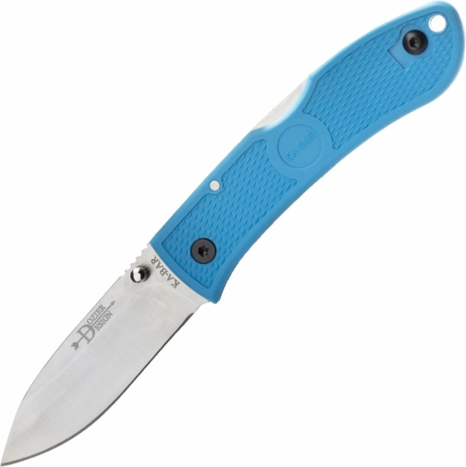 Klappmesser KA-BAR Dozier Hunter, blaues Zytel, 7,5 cm