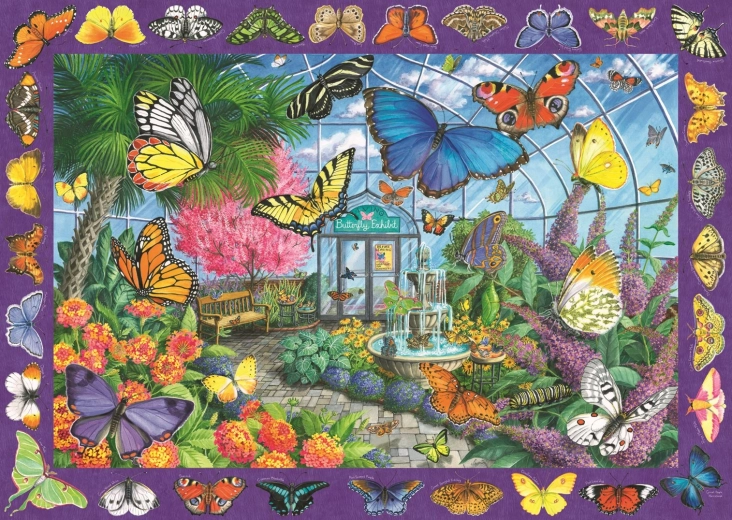 Puzzle Königreich der Schmetterlinge 1000 Teile