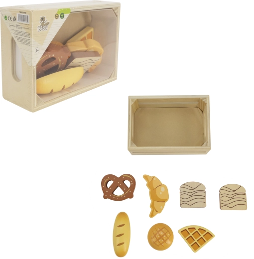 Babu Bäckerset in einer Holzkiste