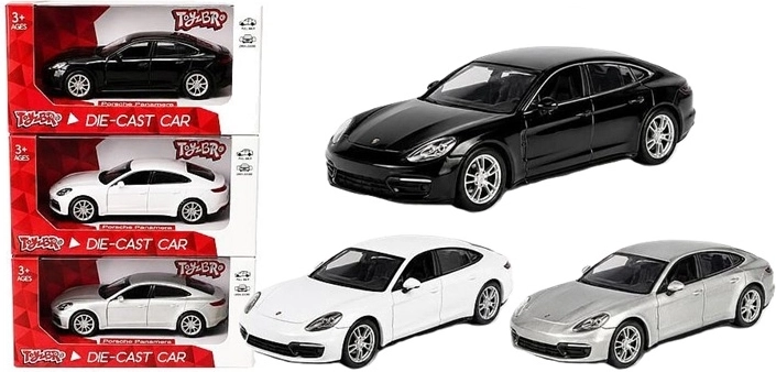 Porsche Panamera mit Licht und Sound im Maßstab 1:43 - 1 Stück