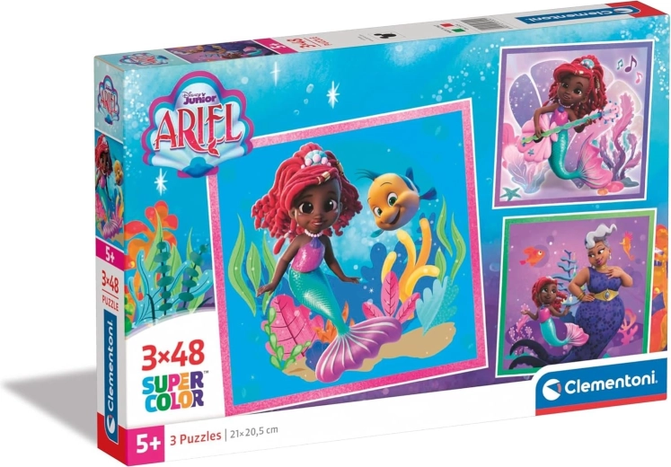Clementoni Puzzle Arielle 3×48 Teile