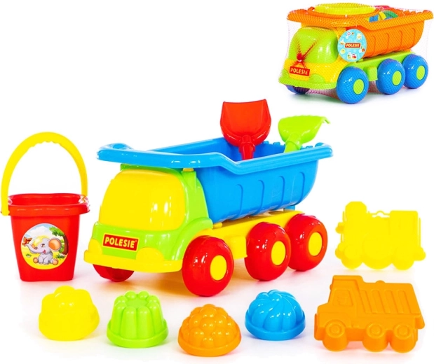 Set Kipplaster für den Sand mit Zubehör