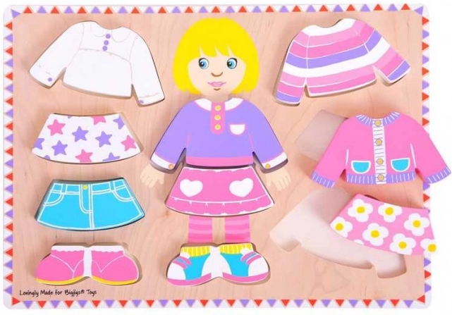 Bigjigs Baby Ankleidepuzzle Mädchen