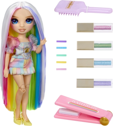 Regenbogenhaar für kreative Frisuren
