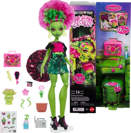 Monster High Venus McFlytrap Puppe mit Zubehör Self-Care