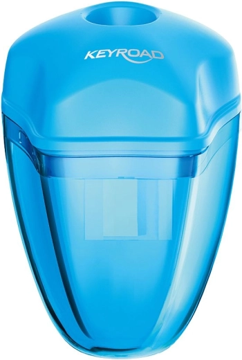 Anspitzer mit Behälter KEYROAD Star blau