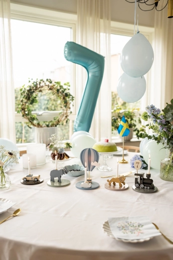 Passt hervorragend zu Zahlenballons 0–9