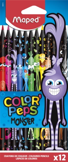 Dreikant-Buntstifte Maped Color'Peps Monster 12 Stück