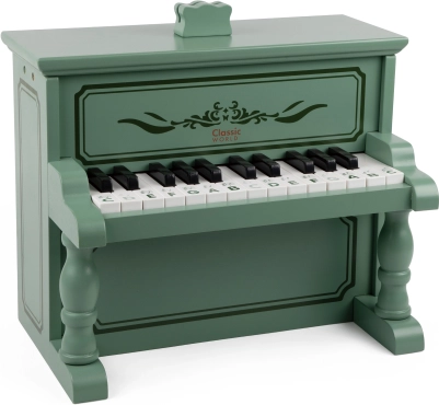 Holzklavier Classic World mit Lehrbuch