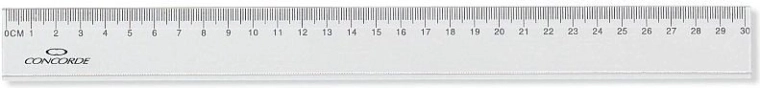 Lineal CONCORDE 30 cm transparent