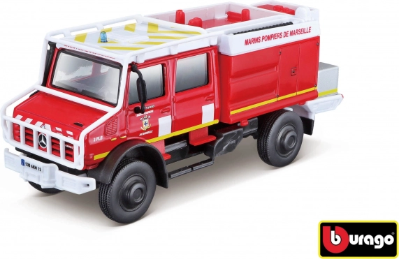 Bburago Rettungsfahrzeug Mercedes‑Benz Unimog U5023 Feuerwehr 1:50