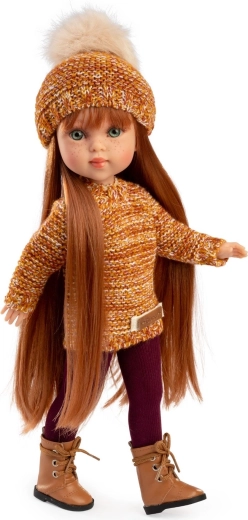Guca Penelope realistische Puppe mit vollständig aus Vinyl bestehendem Körper, 34 cm