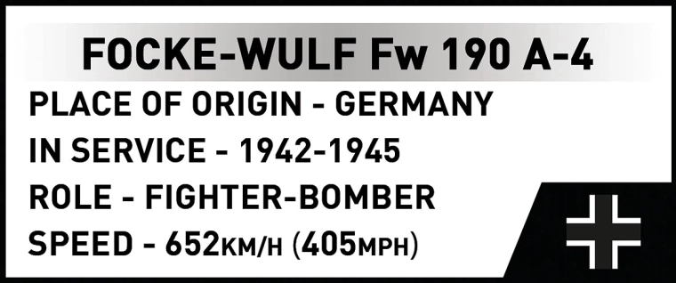Typenschild mit grundlegenden Informationen zum Flugzeug