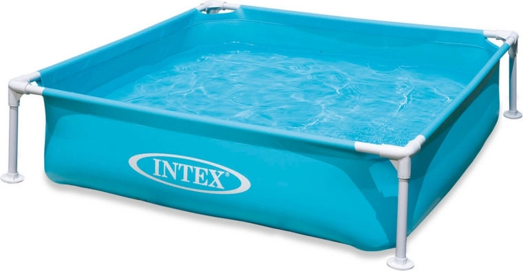 Kinder-Rahmenpool türkis 122 × 122 × 30 cm Intex