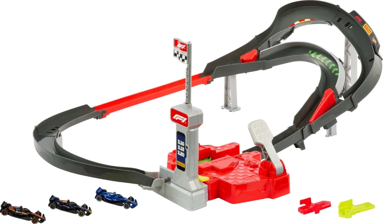 Große Strecke mit spektakulärer Looping-Action und F1-Rennatmosphäre