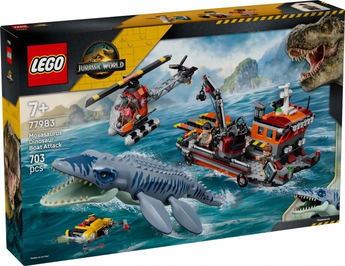 LEGO Jurassic World Angriff des Mosasaurus auf das Boot