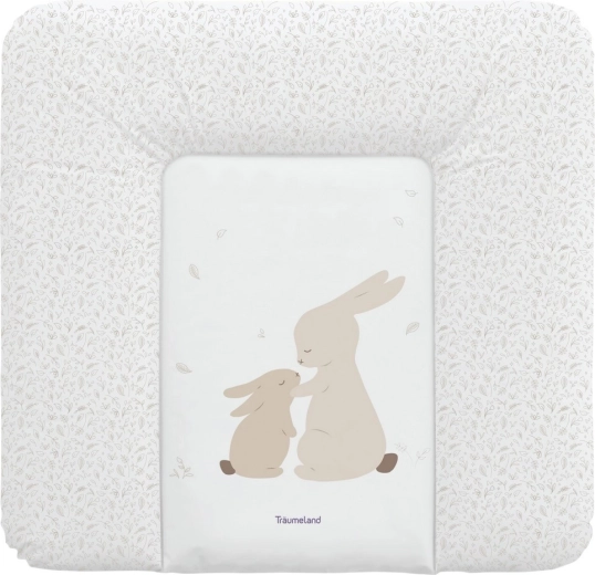 Träumeland Wickelauflage hophop Bunny Beige 75 × 75 cm