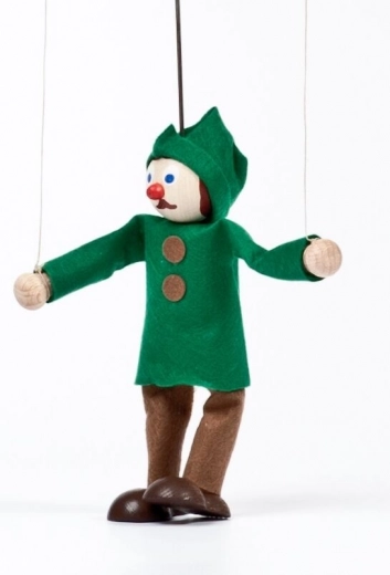 Gerlich Holzmarionette Jäger Miloš 12 cm