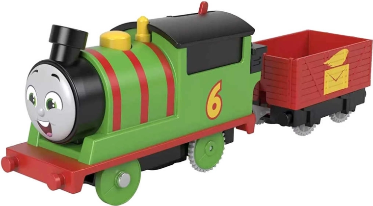 Lokomotive mit angehängtem Waggon