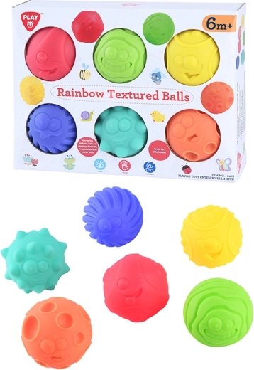 Playgo sensorische weiche Würfel, 6 Stück