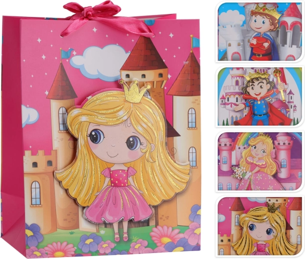 Geschenktasche 3D Kinder 23 × 18 × 10 cm, Mix Dekore