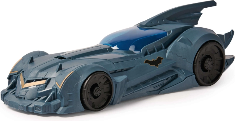 Ikonisches Batmobil mit frei drehenden Rädern