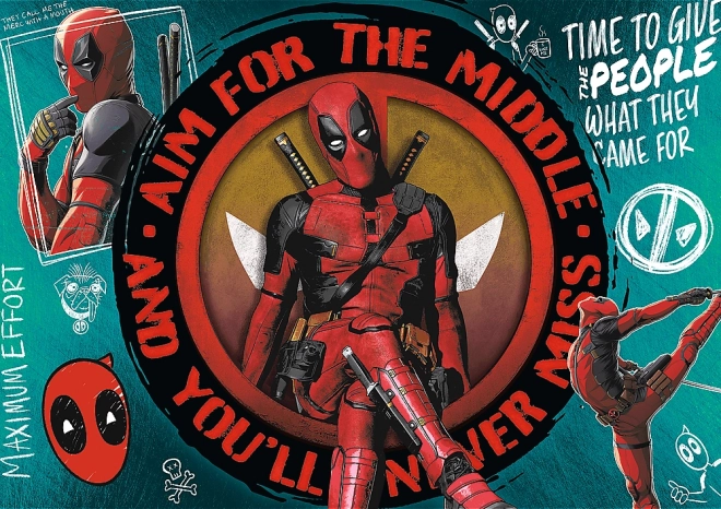 Puzzle TREFL Premium Plus: Deadpool 1000 Teile