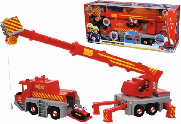 Feuerwehr-Autokran 2-in-1 Feuerwehrmann Sam