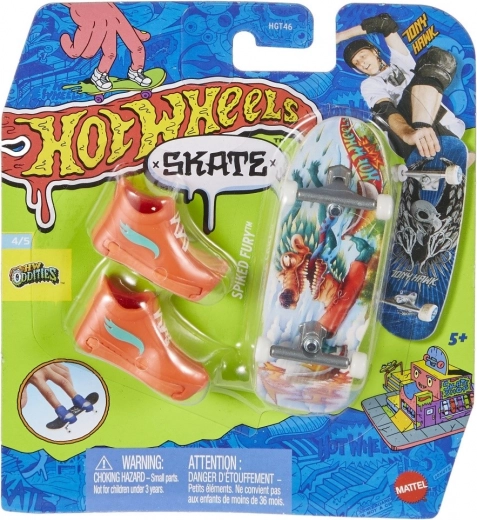 Hot Wheels Skateboard Tony Hawk mit Fingerschuhen