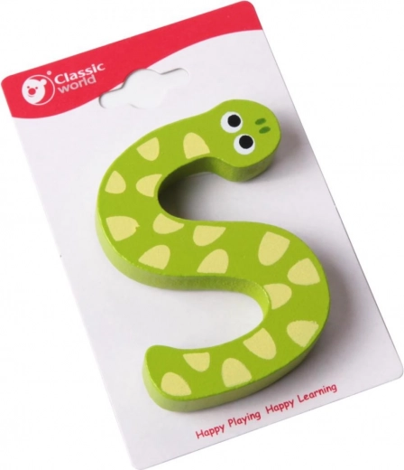 Holzbuchstabe S CLASSIC WORLD