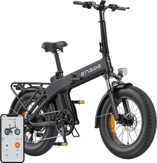 Elektrisches Faltrad Engwe EP-2 3.0 Boost 250 W 20" schwarz