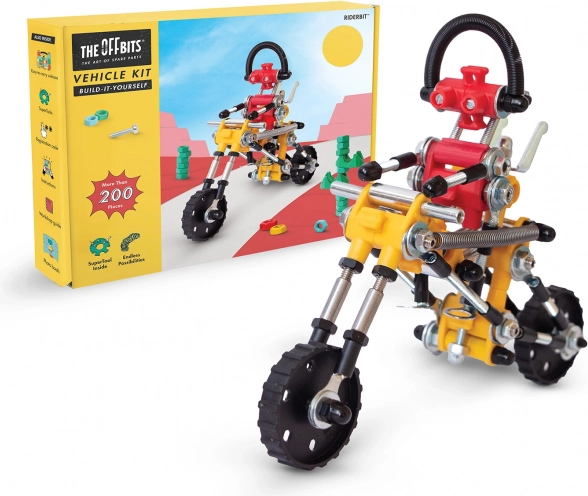 Baukasten The OffBits RiderBit – Roboter auf dem Motorrad