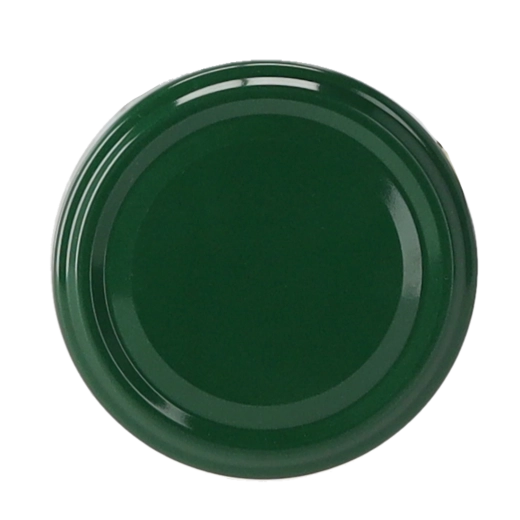 Grüner Einmachglasdeckel 66 mm mit vier Rastnasen
