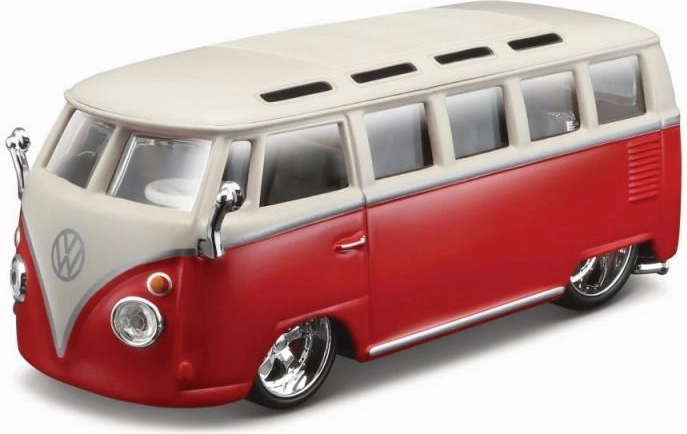 Bburago plus Volkswagen Van Samba rot