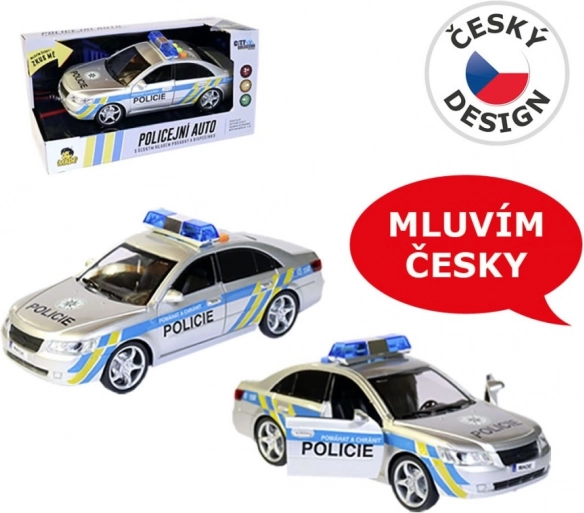 MaDe Polizeiauto mit tschechischer Stimme 24 cm
