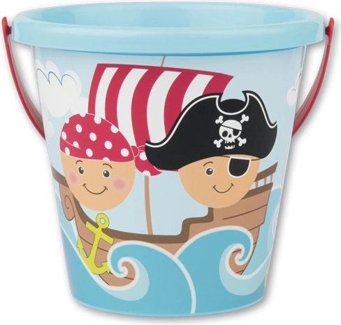 Blauer Piraten Eimer