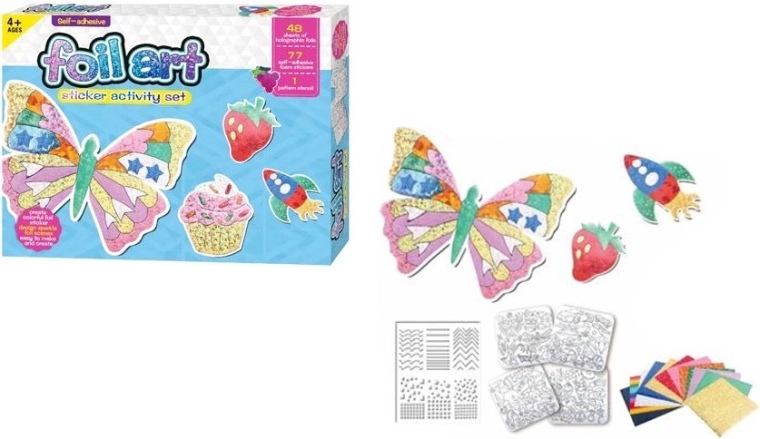 DIY-Kreativset zur Herstellung holografischer Aufkleber