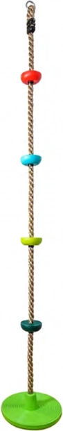 Kinder-Kletterseil mit Scheiben und Rundschaukel 2Kids Toys