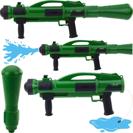 Wasserpistole Bazooka mit Pumpe 73 cm grün