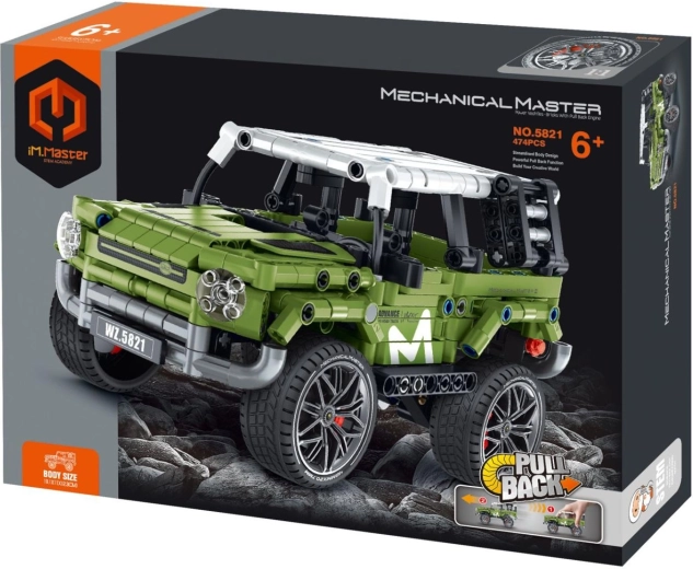 iM.MASTER Bausatz Geländewagen mit Rückziehmotor, 474 Teile