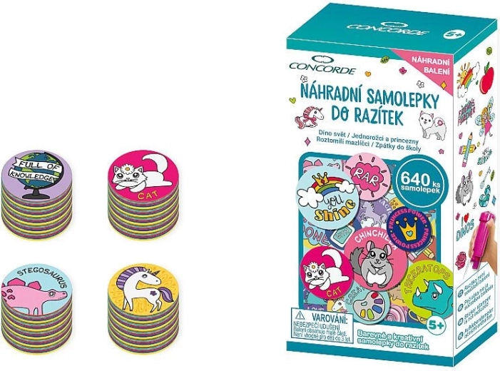 Ersatzaufkleber für Stempel CONCORDE – Sortiment