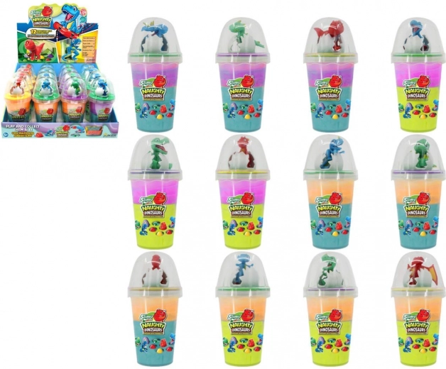 Schleim mit sympathischem Dinosaurier Slimy