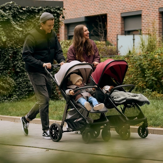 Gefederte Räder für ruhiges Fahren in der Stadt