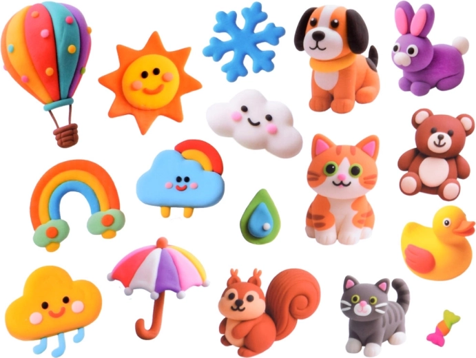 Tierformen für niedliche Figuren