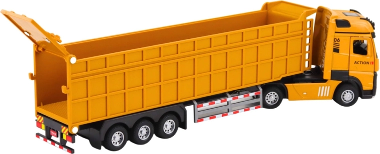 Realistisches Kippfahrzeug-Set mit kippbarer Mulde