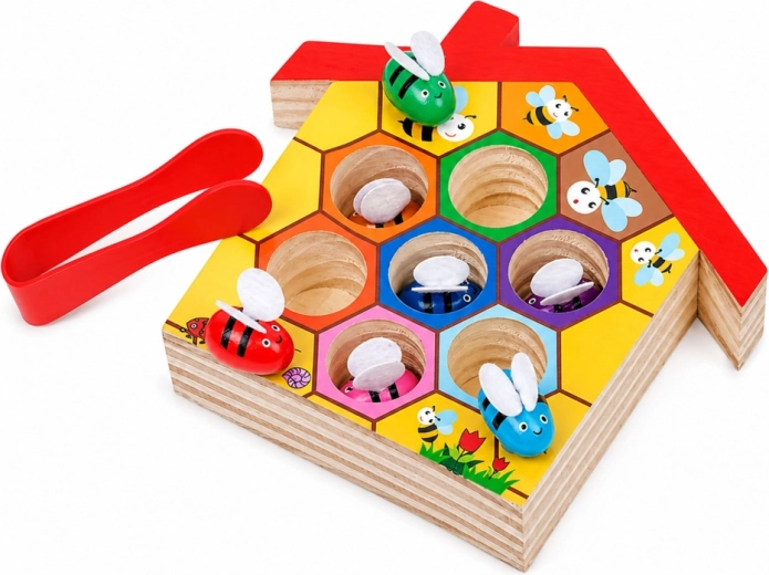 Bunte Bienen zum spielerischen Lernen