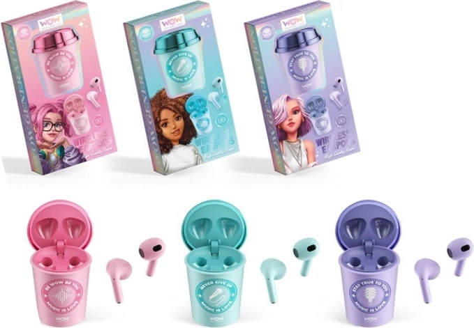 Kabellose WOW-Kopfhörer in Becherform