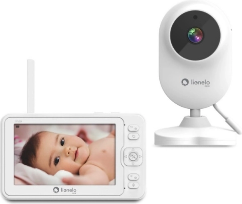 Elektronisches Babyphone mit Kamera LIONELO Babyline weiß